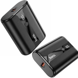 Power Bank Hoco Q3 Pro Mini 10000mAh 22.5W PD20W Super Fast Charge 1xUSB-C 1xUSB-A 1xMicroUSB  και LED Ένδειξη Μαύρο