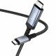 Καλώδιο Hoco UA43 USB-C σε HDMI 4K 30Hz Braided Μαύρο 1.8m Καλώδιο Hoco UA43 USB-C σε HDMI 4K 30Hz Braided Μαύρο 1.8m