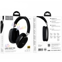 Wireless Ακουστικά Stereo Hoco W35 Hi-Fi v5.3 400mAh με Υποδοχή MicroSD και AUX Μαύρα Wireless Ακουστικά Stereo Hoco W35 Hi-Fi v5.3 400mAh με Υποδοχή MicroSD και AUX Μαύρα