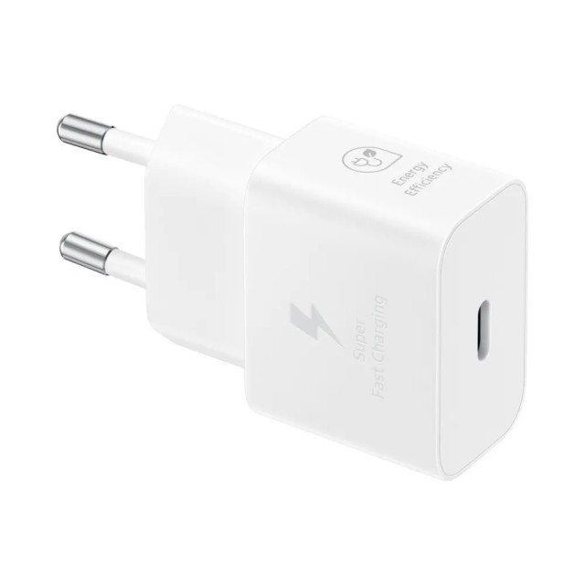 Φορτιστής Ταξιδίου Samsung EP-T2510NWEGWW USB-C GaN 25W Λευκός