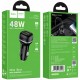 Φορτιστής Αυτοκινήτου Hoco Z58A Rank 48W 1xUSB-A 1xUSB-C PD QC3.0 Fast Charge Μαύρος Φορτιστής Αυτοκινήτου Hoco Z58A Rank 48W 1xUSB-A 1xUSB-C PD QC3.0 Fast Charge Μαύρος