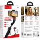 Gimbal Τρίποδο Hoco K90 Feliz Mini για Συσκευές 4.5"- 7" με Φωτισμό και Τηλεχειρισμό Μαύρο Gimbal Τρίποδο Hoco K90 Feliz Mini για Συσκευές 4.5"- 7" με Φωτισμό και Τηλεχειρισμό Μαύρο