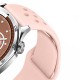 Watchband Hoco WH25 Flexible Series για Samsung Huawei Xiaomi Vivo OPPO κα 22mm Universal Ροζ Silicon Strap