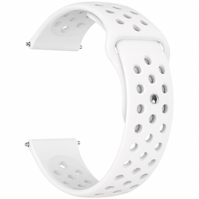 Watchband Hoco WH25 Flexible Series για Samsung Huawei Xiaomi Vivo OPPO κα 22mm Universal Λευκό Silicon Strap