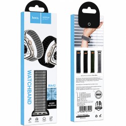 Watchband Hoco WA42 Fabric Series 44/45/46/49mm Nylon Strap για Apple Watch series 1/2/3/4/5/6/7/8/9/se/ultra1/ultra2 Γκρι Watchband Hoco WA42 Fabric Series 44/45/46/49mm Nylon Strap για Apple Watch series 1/2/3/4/5/6/7/8/9/se/ultra1/ultra2 Γκρι