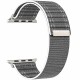 Watchband Hoco WA42 Fabric Series 44/45/46/49mm Nylon Strap για Apple Watch series 1/2/3/4/5/6/7/8/9/se/ultra1/ultra2 Γκρι