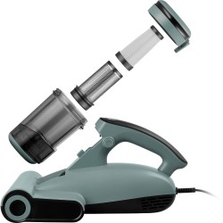 Σκούπα Χειρός Sencor SVC 440BL 350W για Στρώματα με Κυκλική Βούρτσα Φίλτρο HEPA UV και Κυκλωνική Τεχνολογία Μπλε