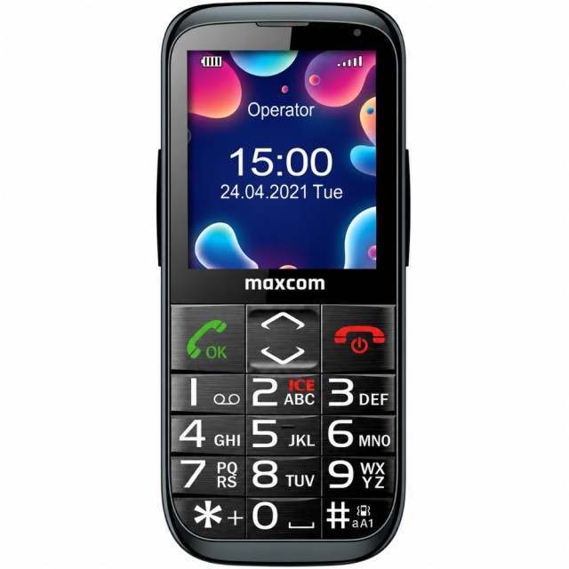 Maxcom MM724 L 4G 2.2" 1300mAh με Βάση Φόρτισης, Μεγάλα Πλήκτρα, Ραδιόφωνο, Φακό Bluetooth και Πλήκτρο SOS Μαύρο Maxcom MM724 L 4G 2.2" 1300mAh με Βάση Φόρτισης, Μεγάλα Πλήκτρα, Ραδιόφωνο, Φακό Bluetooth και Πλήκτρο SOS Μαύρο