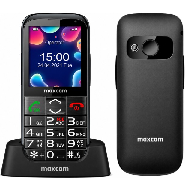 Maxcom MM724 L 4G 2.2" 1300mAh με Βάση Φόρτισης, Μεγάλα Πλήκτρα, Ραδιόφωνο, Φακό Bluetooth και Πλήκτρο SOS Μαύρο Maxcom MM724 L 4G 2.2" 1300mAh με Βάση Φόρτισης, Μεγάλα Πλήκτρα, Ραδιόφωνο, Φακό Bluetooth και Πλήκτρο SOS Μαύρο