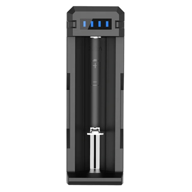 Φορτιστής Μπαταριών Βιομηχανικού Τύπου SC1 USB-C 2A για 18650 18700 20700 21700 22650 25500 26650