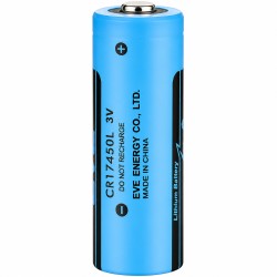Μπαταρία Λιθίου Eve CR17450L 2400mAh 3V size 4/5A Μπλε