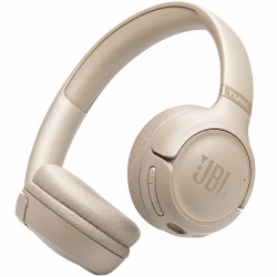 Bluetooth Stereo Ακουστικά JBL Tune 530BT On-ear με Pure Bass 2-Mic BT6.0 και έως 76h Playtime Μπεζ
