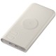 Power Bank Samsung U2510XUEGEU 10000mAh 25W με 2xUSB-C In/Out και Ασύρματη Φόρτιση Beige