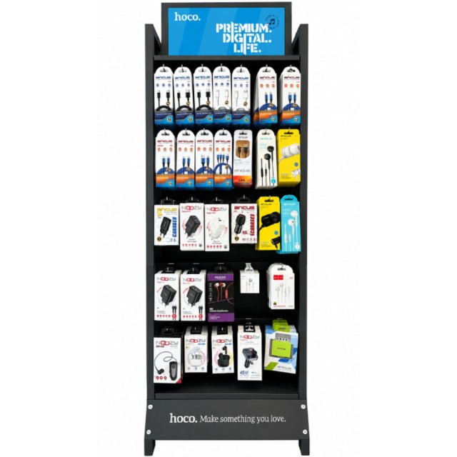 Stand με Αξεσουάρ Φορτιστές, Καλώδια Σύνδεσης, Hands Free 196 Τεμαχίων 30 Γάντζων Stand 51452 Stand με Αξεσουάρ Φορτιστές, Καλώδια Σύνδεσης, Hands Free 196 Τεμαχίων 30 Γάντζων Stand 51452