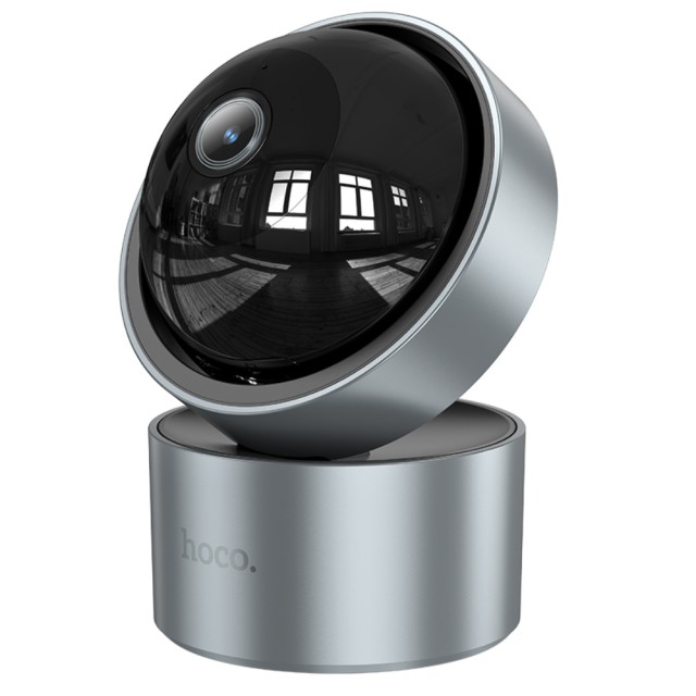 Wi-Fi Κάμερα Ασφαλείας Hoco D5 Indoor PTZ HD 3MP με Οριζόντια και Κάθετη Περιστροφή και Υποδοχή Micro SD έως 128GB Wi-Fi Κάμερα Ασφαλείας Hoco D5 Indoor PTZ HD 3MP με Οριζόντια και Κάθετη Περιστροφή και Υποδοχή Micro SD έως 128GB