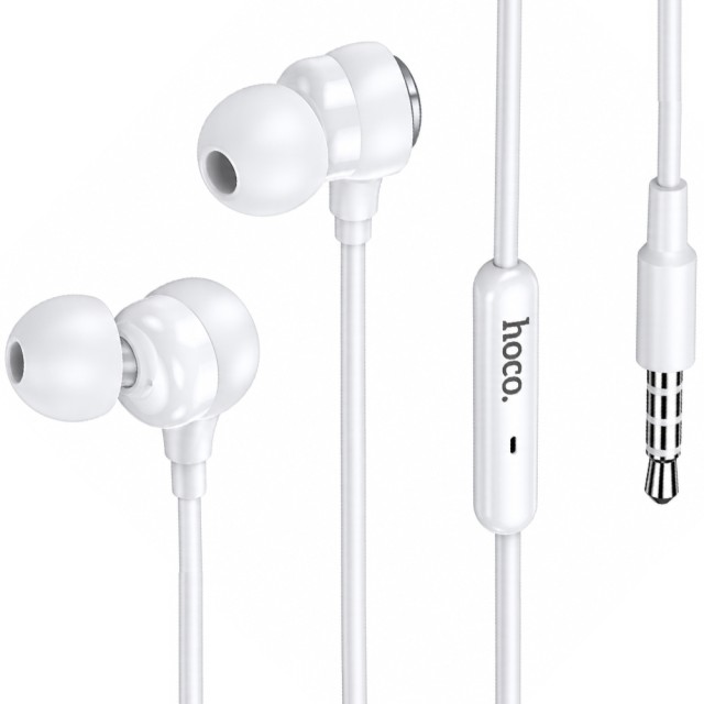 Hands Free Hoco M116 Benevolent με Μικρόφωνο 3.5mm Λευκά 1.2m Hands Free Hoco M116 Benevolent με Μικρόφωνο 3.5mm Λευκά 1.2m