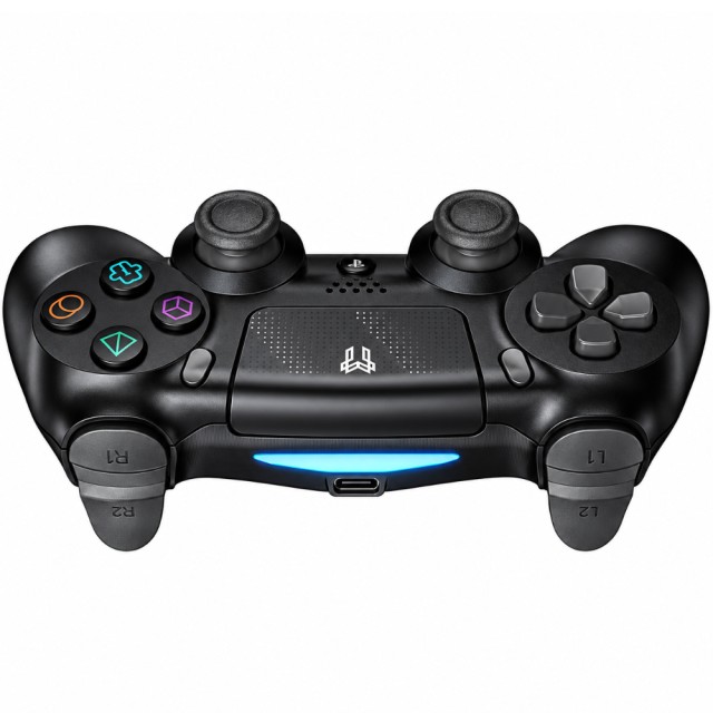 Gamepad Hoco GA34 800mAh BT v4.2 Dual Motor Δόνηση Θύρα AUX Συμβατό με PS4 PS5 Μαύρο
