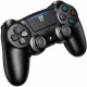 Gamepad Hoco GA34 800mAh BT v4.2 Dual Motor Δόνηση Θύρα AUX Συμβατό με PS4 PS5 Μαύρο