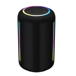 Φορητό Ηχείο Wireless Hoco HT3 Pro Platinum TWS BT v6.0 4000mAh 2x20W USB Micro-SD AUX και Ambient Φωτισμό