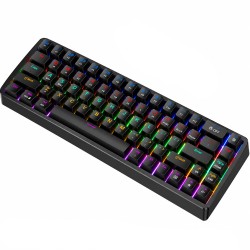 Ενσύρματο Gaming Μηχανικό Πληκτρολόγιο Hoco GM703 Rico 68 Πλήκτρων RGB Φωτισμό και Καλώδιο USB-C 1.5m