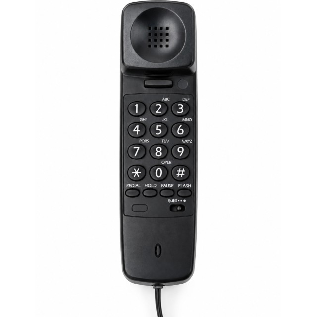 Σταθερό Ψηφιακό Τηλέφωνο WiTech WT-5001BLK Μαύρο με πλήκτρο SOS και 10 Μνήμες Σταθερό Ψηφιακό Τηλέφωνο WiTech WT-5001BLK Μαύρο με πλήκτρο SOS και 10 Μνήμες
