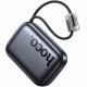 Power Bank Hoco Q55 Rock Mini 20000mAh PD20W QC USB-C USB-A και Ενσωματωμένα Καλώδια USB-C Lighting LED Γκρι με Πιστοποίηση CCC Power Bank Hoco Q55 Rock Mini 20000mAh PD20W QC USB-C USB-A και Ενσωματωμένα Καλώδια USB-C Lighting LED Γκρι με Πιστοποίηση CCC