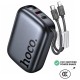 Power Bank Hoco Q55 Rock Mini 20000mAh PD20W QC USB-C USB-A και Ενσωματωμένα Καλώδια USB-C Lighting LED Γκρι με Πιστοποίηση CCC Power Bank Hoco Q55 Rock Mini 20000mAh PD20W QC USB-C USB-A και Ενσωματωμένα Καλώδια USB-C Lighting LED Γκρι με Πιστοποίηση CCC