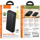 Power Bank Hoco J176A Honorifico 20000mAh 10W 1xUSB-C 2xUSB-A 1xMicroUSB με Solar Panel Μαύρο Power Bank Hoco J176A Honorifico 20000mAh 10W 1xUSB-C 2xUSB-A 1xMicroUSB με Solar Panel Μαύρο