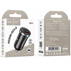 Φορτιστής Αυτοκινήτου Hoco. DZ19 Scenery Lightweight USB-C PD30W + USB-A 18W QC3.0A Μαύρος Φορτιστής Αυτοκινήτου Hoco. DZ19 Scenery Lightweight USB-C PD30W + USB-A 18W QC3.0A Μαύρος