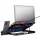 Laptop Cooler Hoco. DH19 Cool RGB με 2 Ανεμιστήρακια 1200Rpm και Stand Κινητού για Φορητούς Υπολογιστές έως 17"