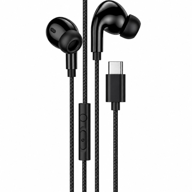 Hands Free Hoco. DM48 Rock Stereo USB-C με Μικρόφωνο 1.2m Μαύρα Συμβατά με Όλες τις USB-C Συσκευές Hands Free Hoco. DM48 Rock Stereo USB-C με Μικρόφωνο 1.2m Μαύρα Συμβατά με Όλες τις USB-C Συσκευές