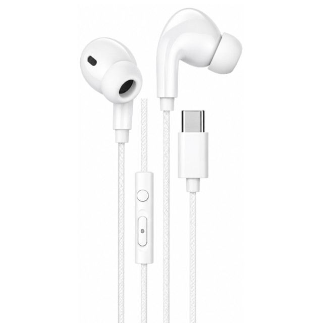 Hands Free Hoco. DM48 Rock Stereo USB-C με Μικρόφωνο 1.2m Λευκά Συμβατά με Όλες τις USB-C Συσκευές Hands Free Hoco. DM48 Rock Stereo USB-C με Μικρόφωνο 1.2m Λευκά Συμβατά με Όλες τις USB-C Συσκευές