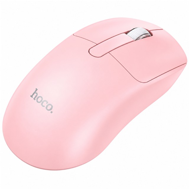 Ασύρματο Ποντίκι Hoco. DI88 Dragon Ultra-light 1600dpi 6 Πλήκτρων 2.4GHz + BT v5.2 Ροζ