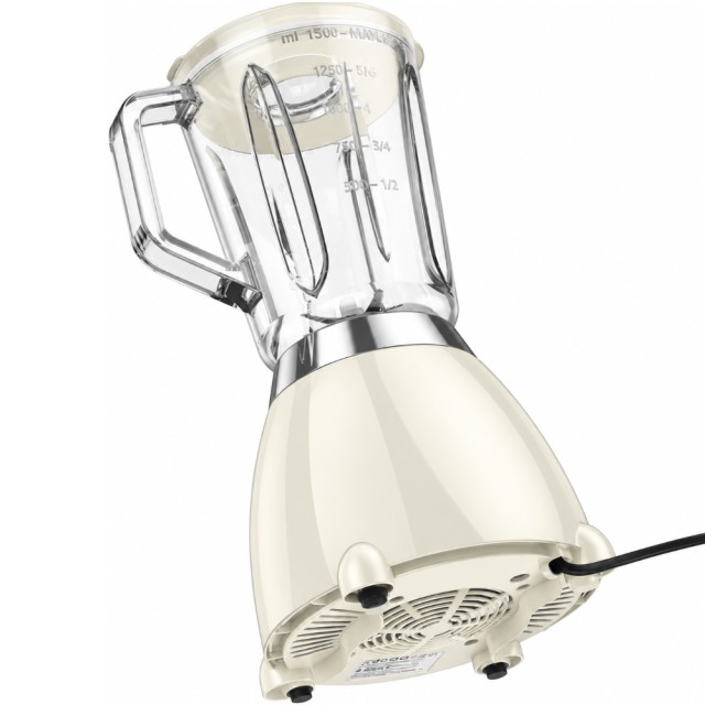 Μπλέντερ Hoco. HE33 Retro 1.5lt 500W με Λεπίδες απο Ανοξείδωτο Ατσάλι Γυάλινη Κανάτα 2 Ταχύτητες + Pulse Λευκό