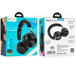 Wireless Ακουστικά Stereo Hoco. ESD17 Profit v5.3 400mAh 12 'Ωρες Λειτουργίας με υποδοχή Micro SD AUX FM Μαύρα
