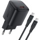 Φορτιστής Ταξιδίου Acefast A119 Mini Fast Charging 1xUSB-C PD45W QC3.0 GaN με Καλώδιο USB-C σε USB-C 1.2m Μαύρος Φορτιστής Ταξιδίου Acefast A119 Mini Fast Charging 1xUSB-C PD45W QC3.0 GaN με Καλώδιο USB-C σε USB-C 1.2m Μαύρος