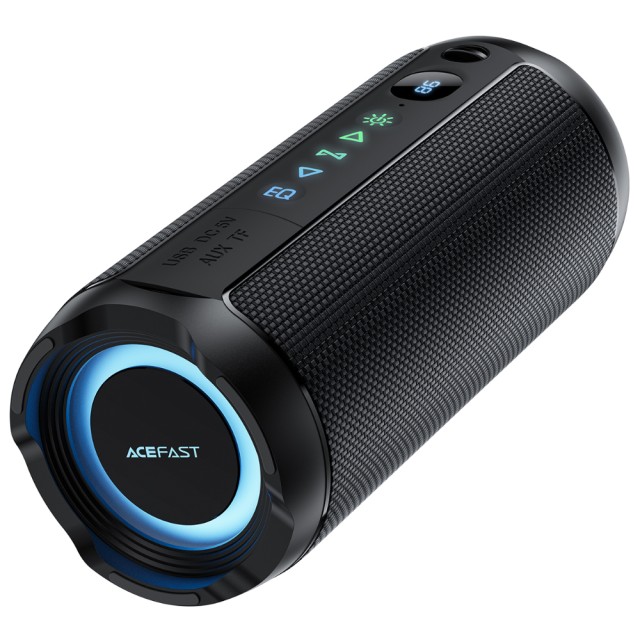 Φορητό Ηχείο Wireless Acefast K12 Pro TWS ENC v6.0 2400mAh 30W TF Card AUX USB Digital Display και RGB Φωτισμό IPX4 Μαύρο Φορητό Ηχείο Wireless Acefast K12 Pro TWS ENC v6.0 2400mAh 30W TF Card AUX USB Digital Display και RGB Φωτισμό IPX4 Μαύρο