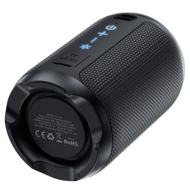 Φορητό Ηχείο Wireless Acefast K12 Air TWS ENC v6.0 1800mAh 16W TF Card AUX RGB Φωτισμό IPX4 Μαύρο Φορητό Ηχείο Wireless Acefast K12 Air TWS ENC v6.0 1800mAh 16W TF Card AUX RGB Φωτισμό IPX4 Μαύρο