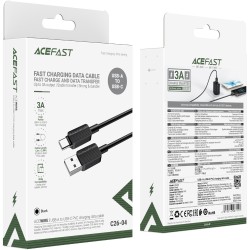Καλώδιο Acefast C26-04 USB-A σε USB-C 18W 3A Μαύρο 1.2m Καλώδιο Acefast C26-04 USB-A σε USB-C 18W 3A Μαύρο 1.2m