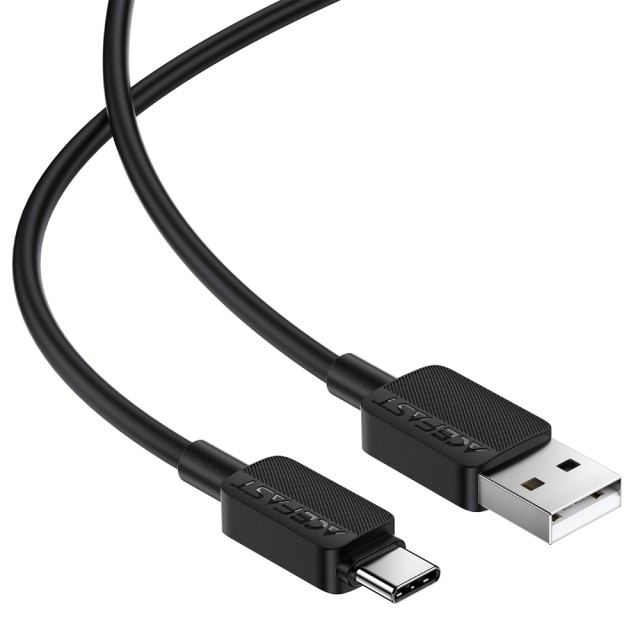 Καλώδιο Acefast C26-04 USB-A σε USB-C 18W 3A Μαύρο 1.2m