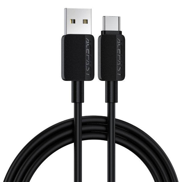 Καλώδιο Acefast C26-04 USB-A σε USB-C 18W 3A Μαύρο 1.2m