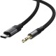 Καλώδιο Ήχου Acefast J11 USB-C σε 3.5mm Braided  Μαύρο 1m