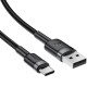 Καλώδιο Acefast C22-04 USB-A σε USB-C 18W 3A Braided Μαύρο 1.2m Καλώδιο Acefast C22-04 USB-A σε USB-C 18W 3A Braided Μαύρο 1.2m
