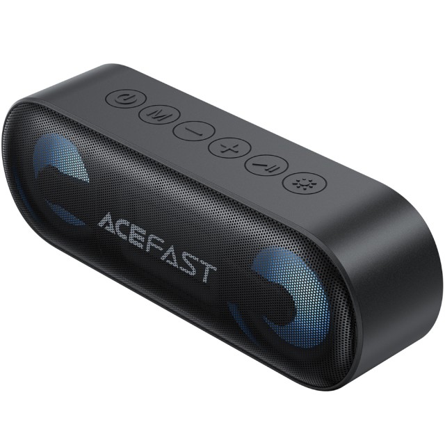 Φορητό Ηχείο Wireless Acefast K13 v6.0 TWS ENC 16W 1800mAh AUX TF Card και RGB Φωτισμό IPX6 Μαύρο Φορητό Ηχείο Wireless Acefast K13 v6.0 TWS ENC 16W 1800mAh AUX TF Card και RGB Φωτισμό IPX6 Μαύρο