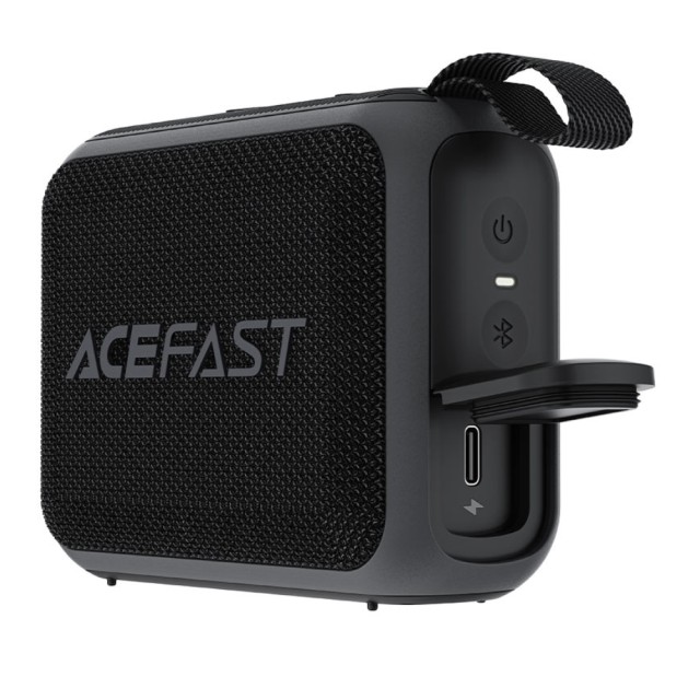 Φορητό Ηχείο Wireless Acefast K4 Go v5.4 TWS 5W 900 mAh IPX7 Μαύρο Φορητό Ηχείο Wireless Acefast K4 Go v5.4 TWS 5W 900 mAh IPX7 Μαύρο