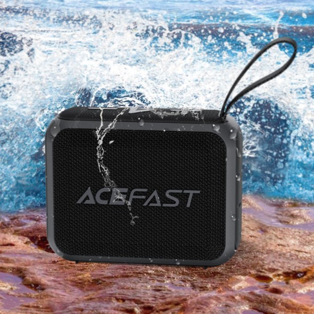 Φορητό Ηχείο Wireless Acefast K4 Go v5.4 TWS 5W 900 mAh IPX7 Μαύρο Φορητό Ηχείο Wireless Acefast K4 Go v5.4 TWS 5W 900 mAh IPX7 Μαύρο