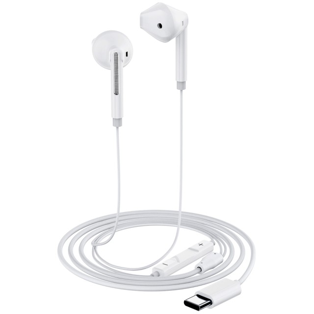 Hands Free Acefast L13 Earphones Stereo USB-C με Μικρόφωνο Λευκά 1.2m Hands Free Acefast L13 Earphones Stereo USB-C με Μικρόφωνο Λευκά 1.2m