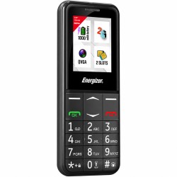 Energizer Feature E4 32MB/2GB Dual Sim 2G 1.77" Μαύρο με πλήκτρο SOS, Handsfree,Φορτιστή UK και EU