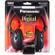 Ακουστικά Stereo Panasonic RP-HT225 3.5mm Lightweight με Αντάπτορα 6.3mm και Καλώδιο 5m Ιδανικά για TV DVD Hi-Fi Μαύρα