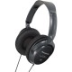 Ακουστικά Stereo Panasonic RP-HT225 3.5mm Lightweight με Αντάπτορα 6.3mm και Καλώδιο 5m Ιδανικά για TV DVD Hi-Fi Μαύρα